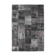 7x10 distressed black & gray vintage rug, 299x203cm