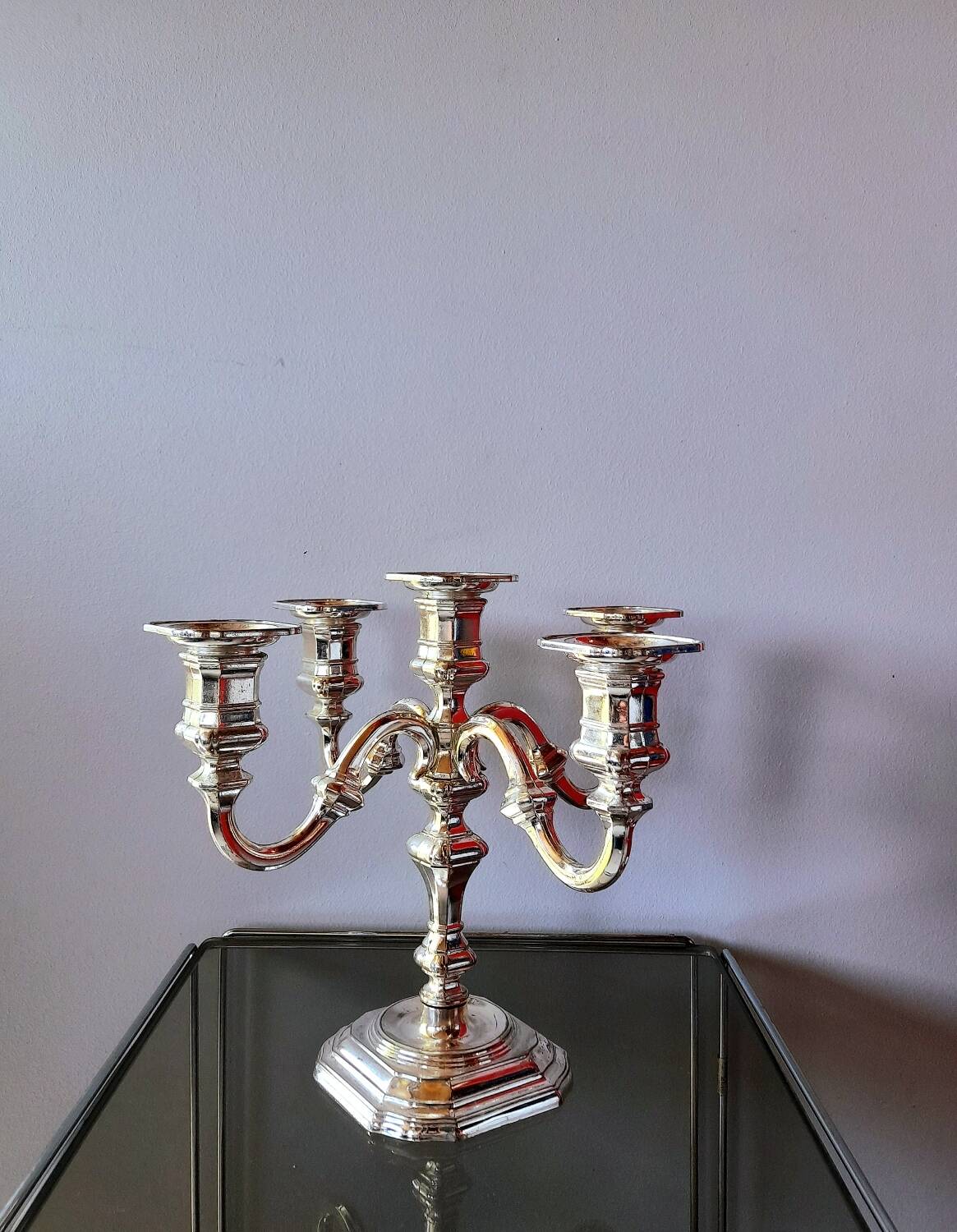 BMF 5-armed candlestick 1970