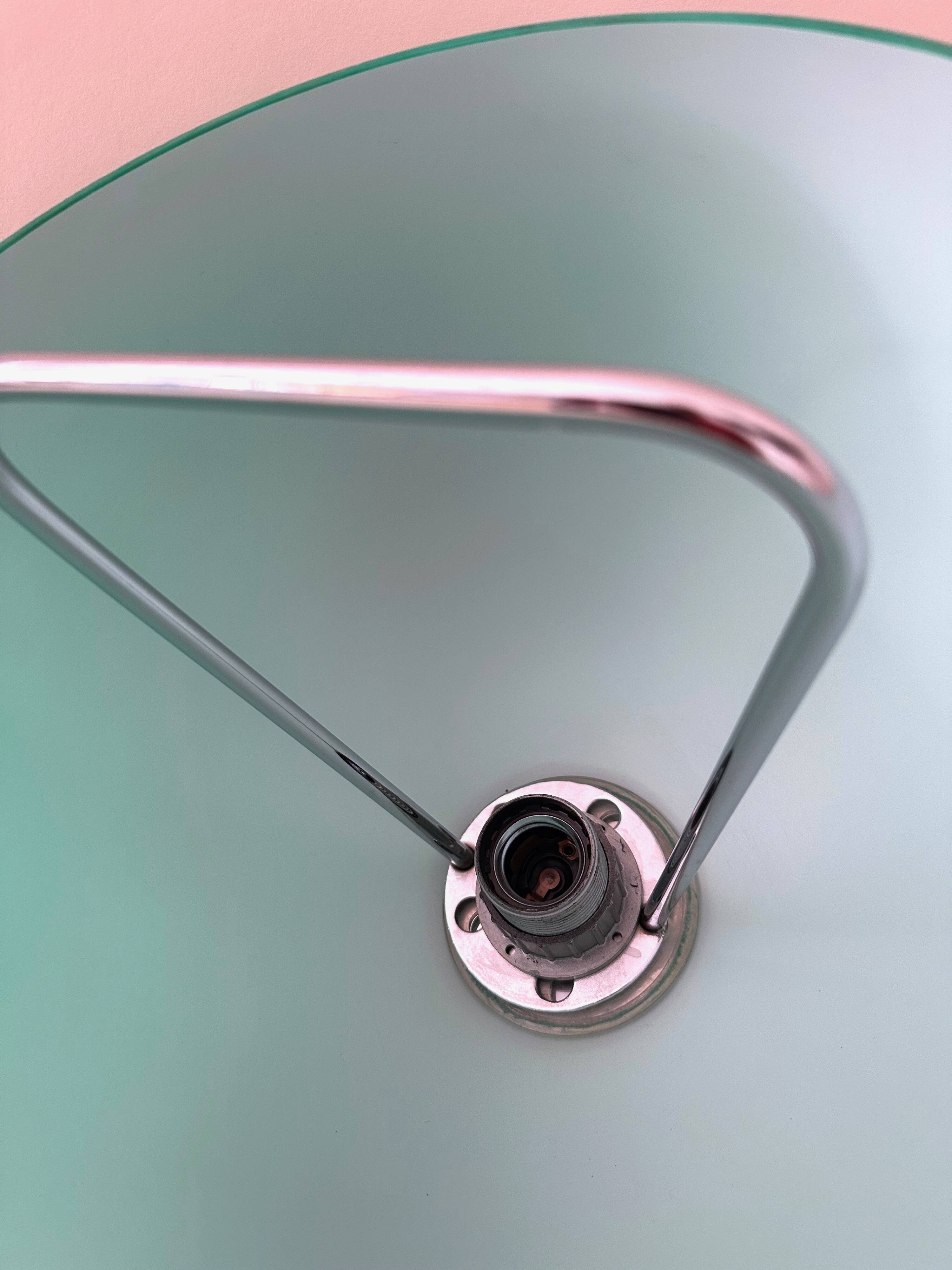 70's hanging lamp green, vintage lamp, pop art