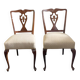 2 Chippendale chairs