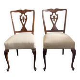 2 chaises Chippendale