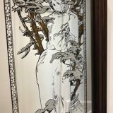 mirror Alphonse Mucha model Winter
