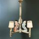 Lustre en bois Pierrot 1900