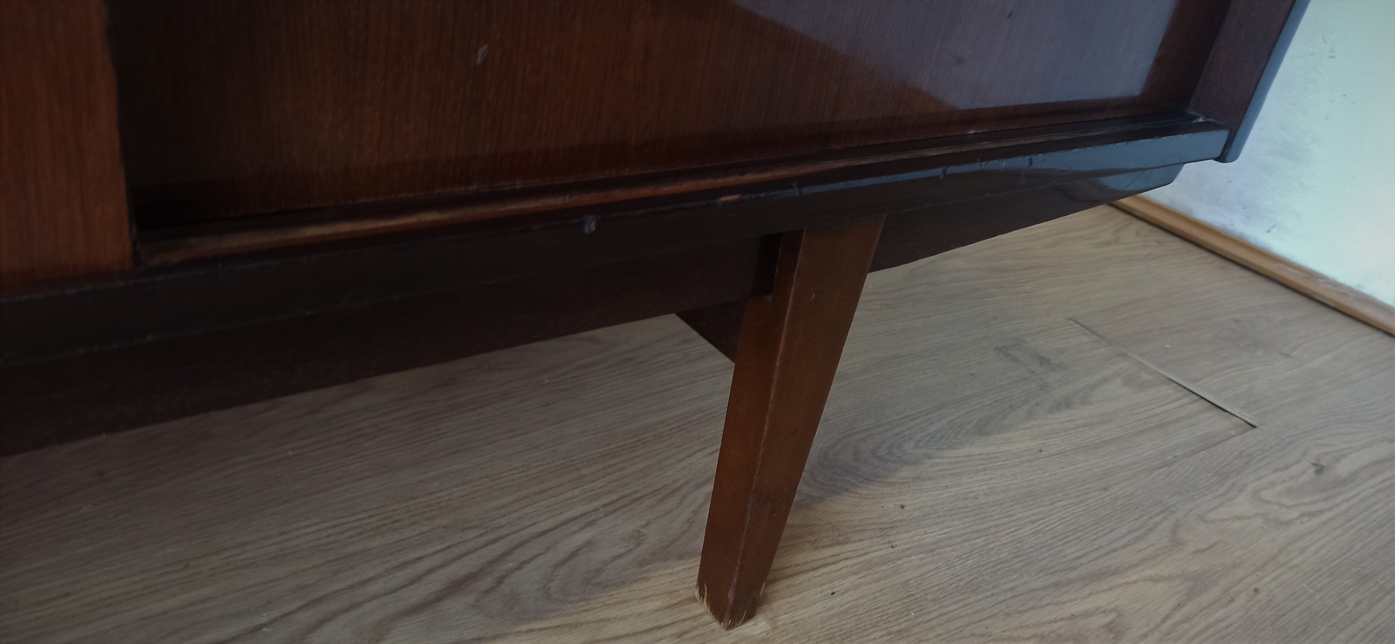 Modernist long sideboard of the 1970s