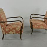 Set of 2 Swedish sculptural armchairs from the 1950s