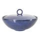 Dark blue ceramic candy box