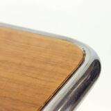 Set Of 2 Bedside Tables In Chrome & Walnut, Vichr & Spol, Czechoslovakia 19