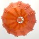 Large coral hanging pendant light Danish modern