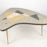 Mosaic coffee table by Berthold Müller, 1950s