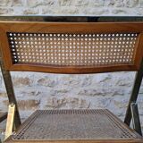 Italian cane folding chairs