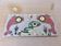Modernist enameled lava plate from the 60s