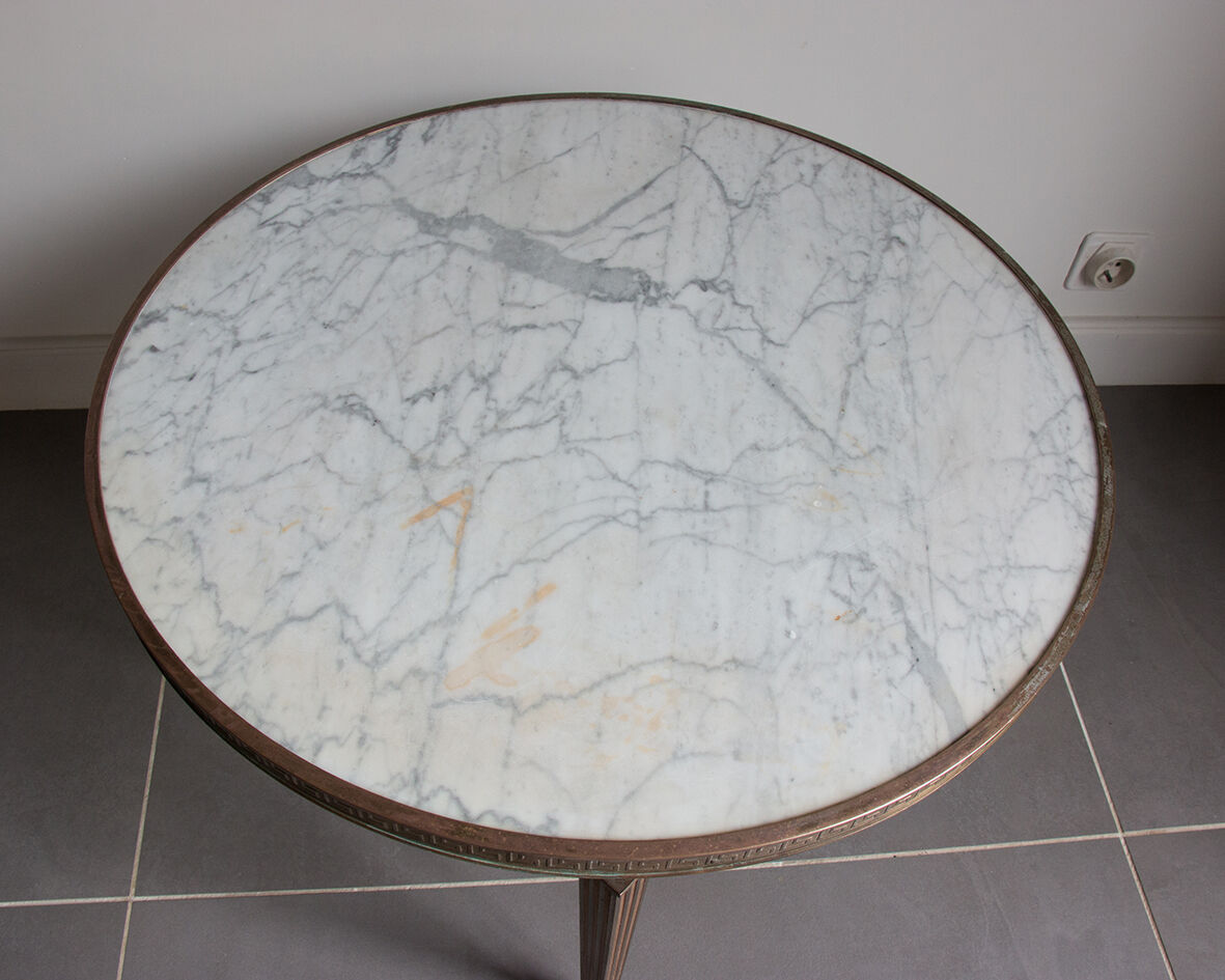 Marble coffee table