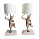Pair of Rama bedside lamps