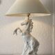White ceramic zoomorph lamp