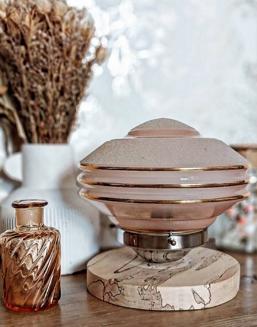 Lampe vintage art déco