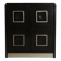 Brutalist Cabinet with Graphic Patterned Doors Belgium 1970s