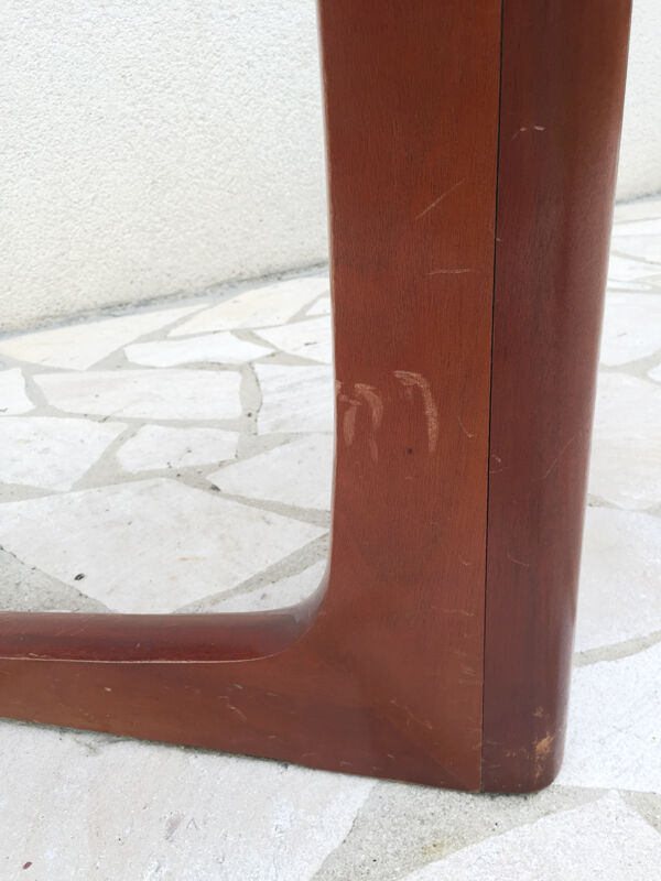 Table ronde scandinave 4 personne 1960