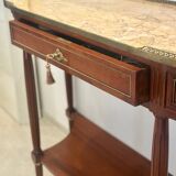 Louis XVI style mahogany console, 19th century