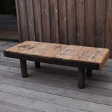 Table basse Herbier par Roger Capron
