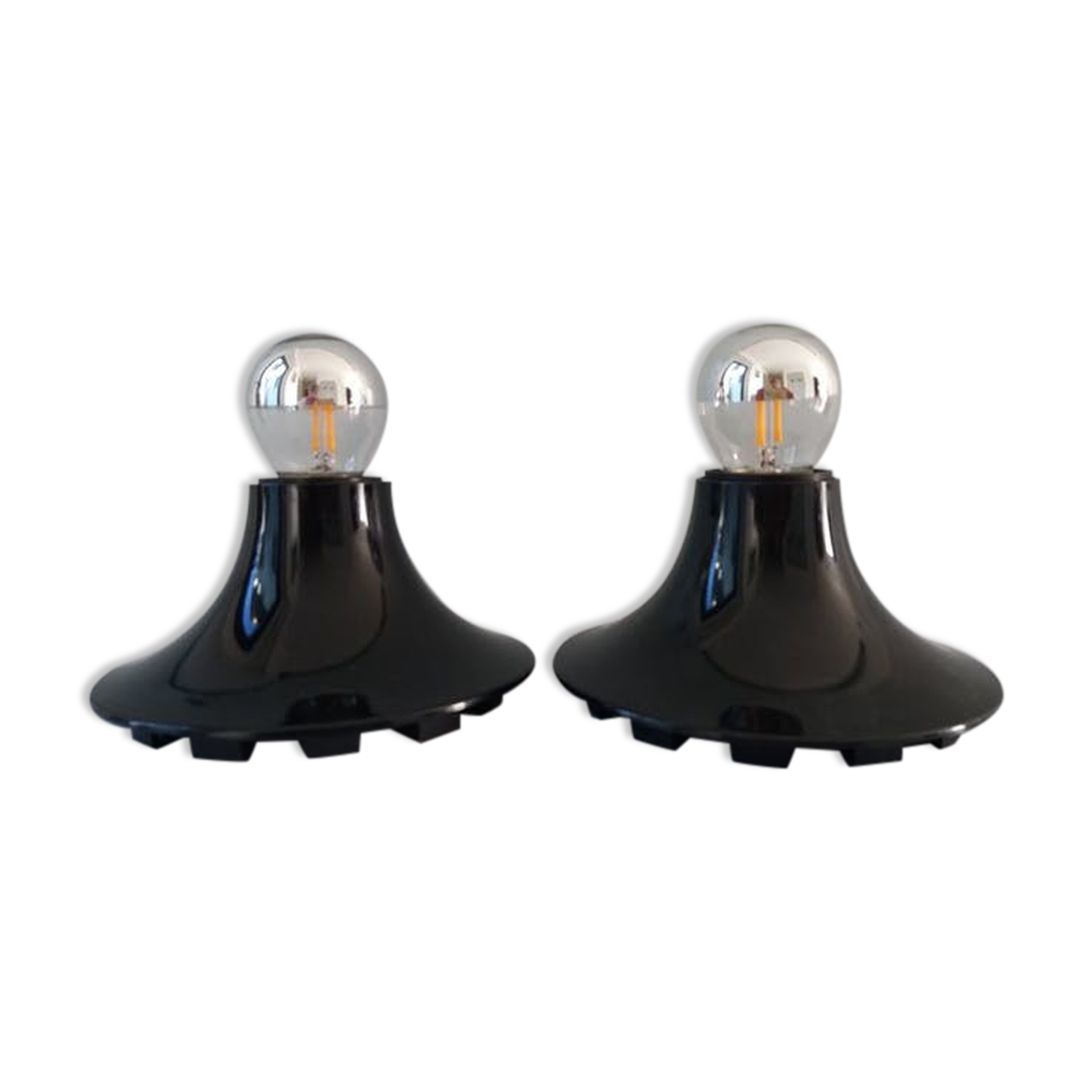 Pair of wall lamps Artemide "Teti" Vico Magistretti