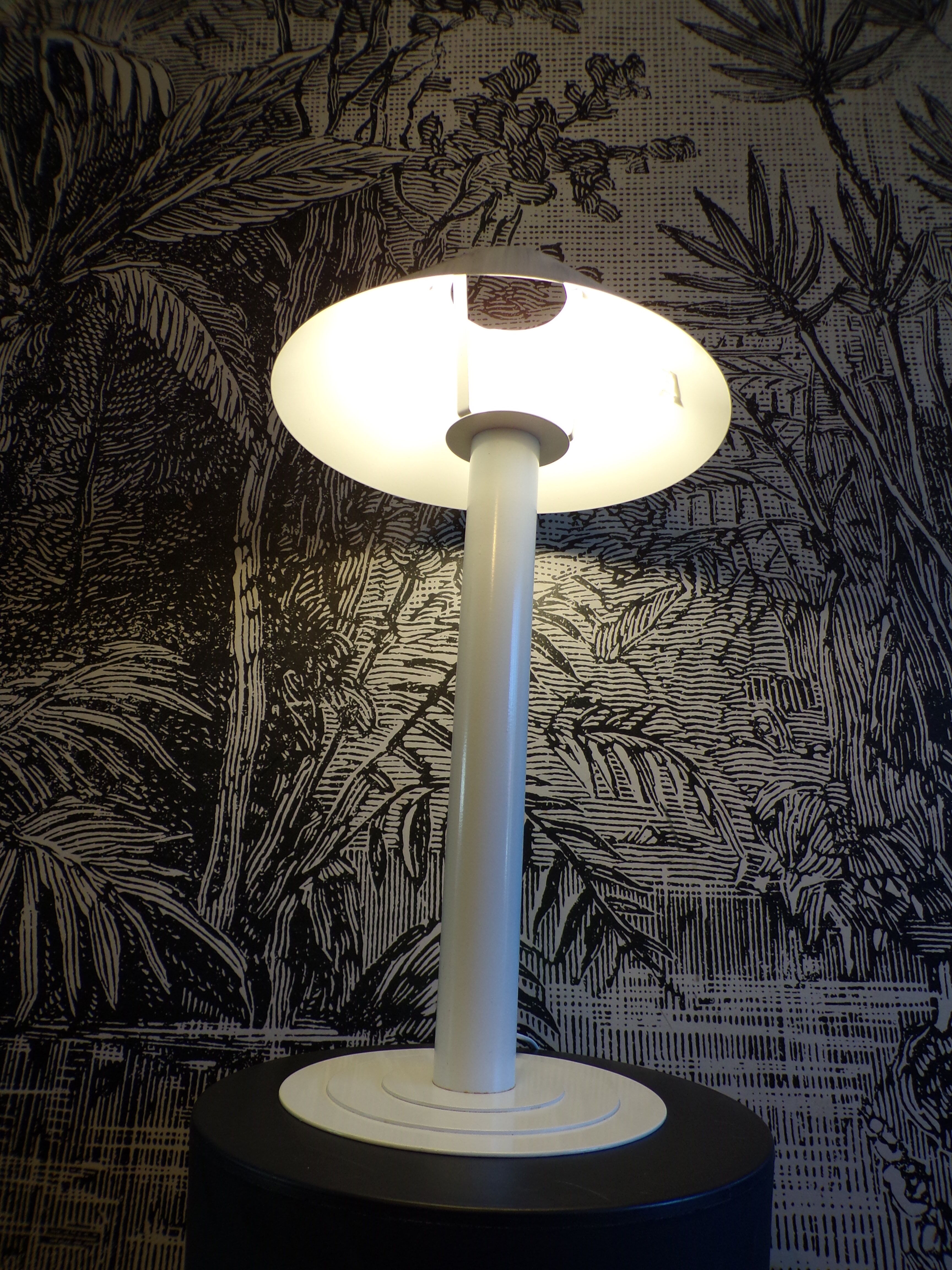 Lyfa metal lamp by Bent Karlby 1980