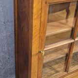 Provençal walnut display case