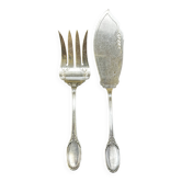 Silver Fish Serving Cutlery - Minerva Hallmarks - Art Nouveau