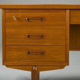 Mid-Century Modern Danish Teak Desk, 1960s