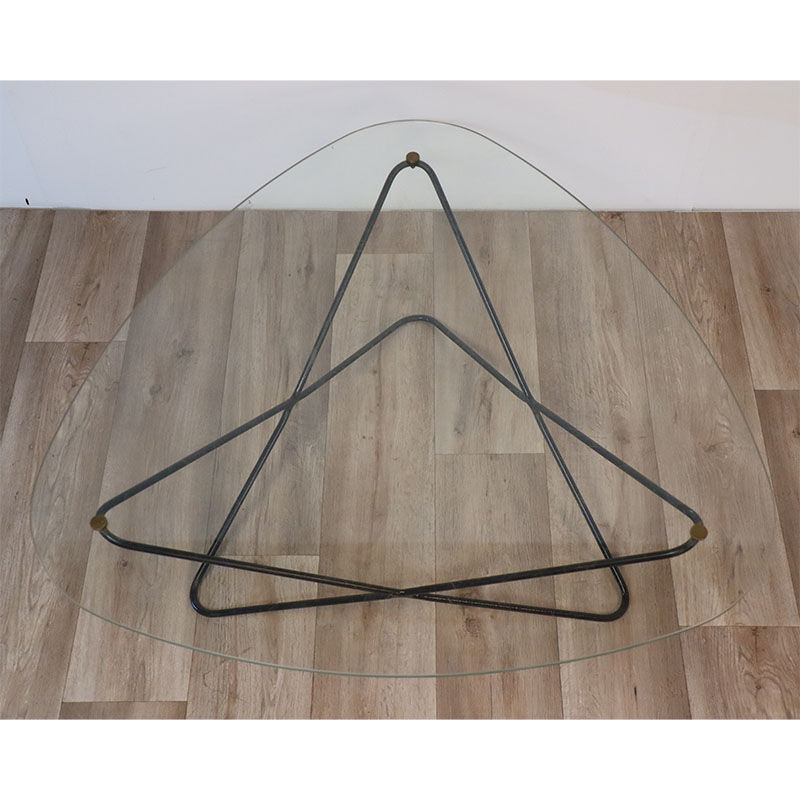 Table basse vintage « Jasmin » de Florent Lasbleiz pour Airborne 1950