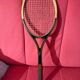 Amf head guillermo vilas wooden tennis racket.