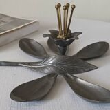 Cendrier decoratif fleurs amovibles vintage