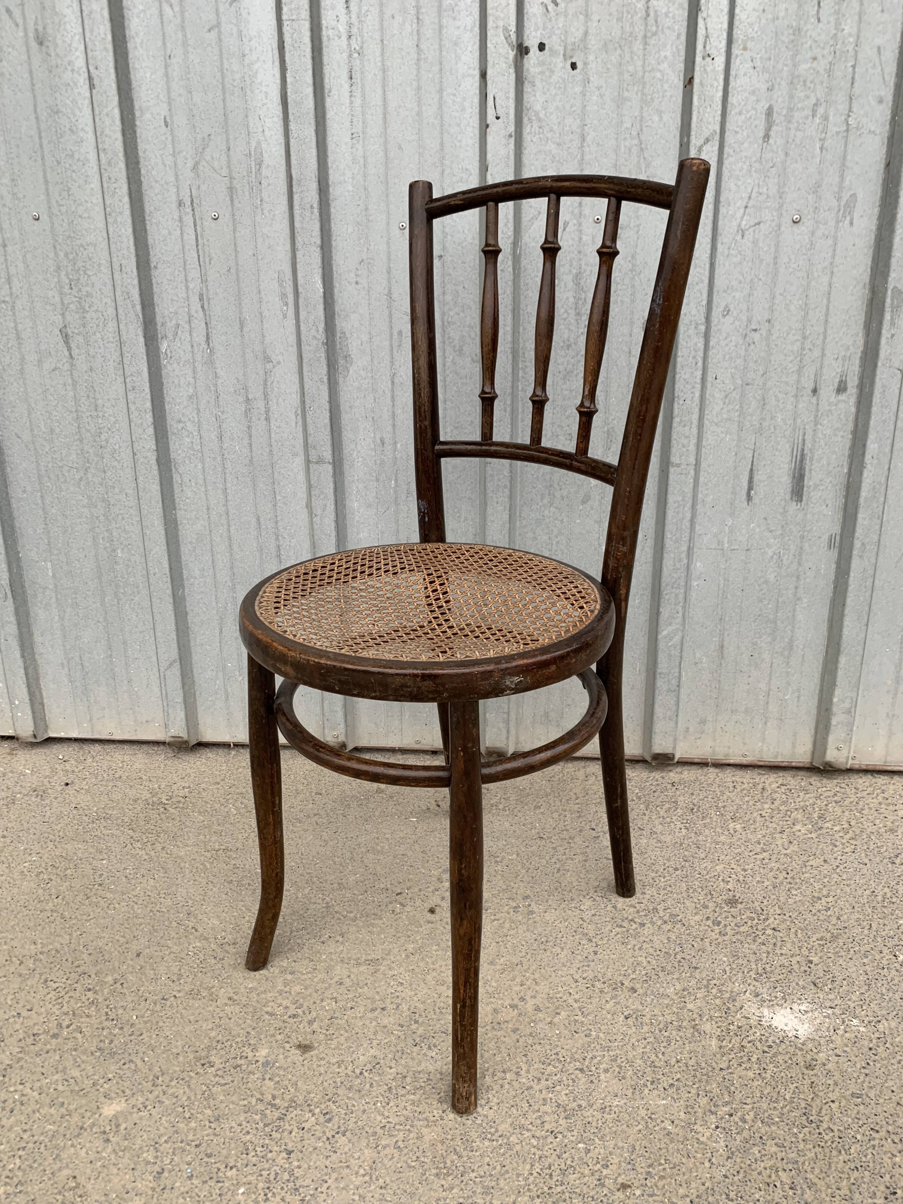 Antique bistro chair