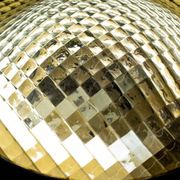 Prismatic glass ceiling lamp by Stilnovo, Italy, 1970s.