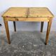 Antique wooden school desk with double lift-up tops.