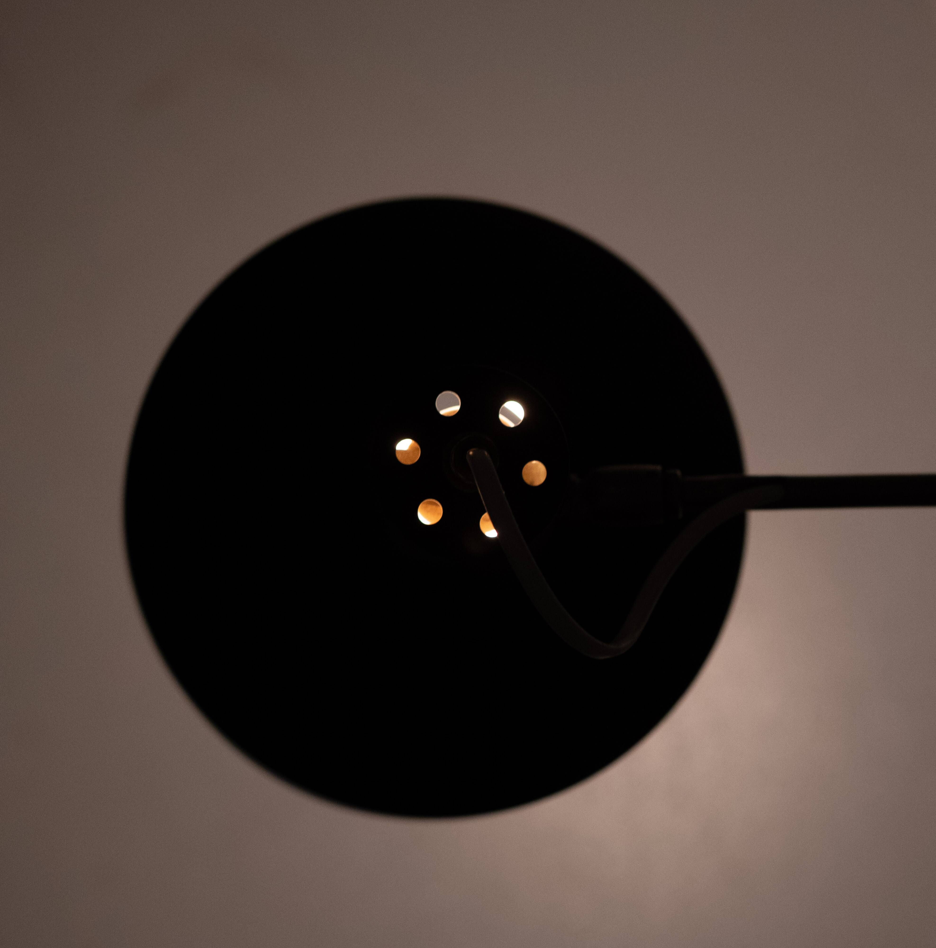 Niek Hiemstra Evolux Telescope wall lamp 1960s Holland