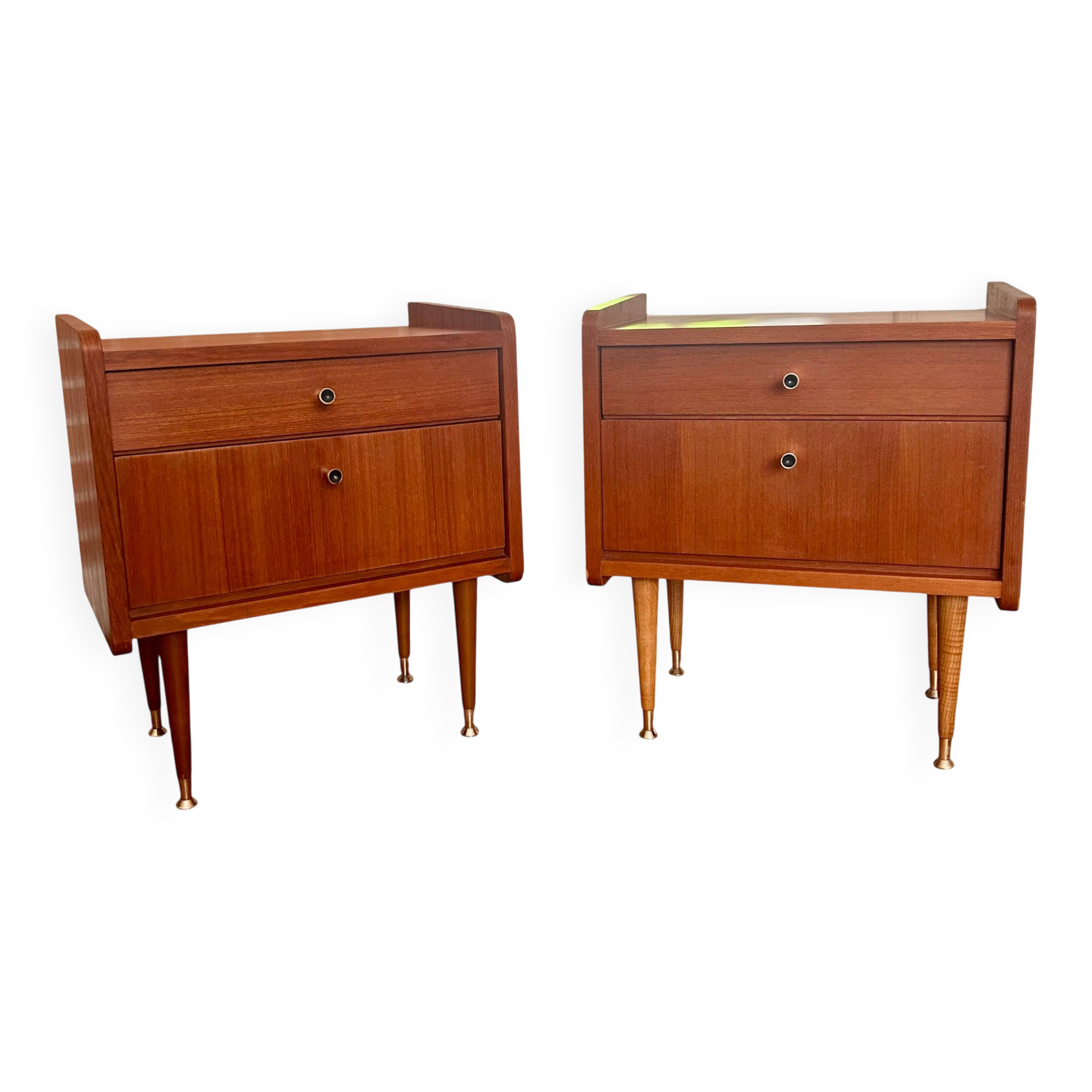 MDK Belgium bedside tables, 1960s