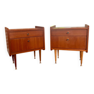 Paire de chevet MDK Belgium,