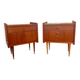 MDK Belgium bedside tables, 1960s