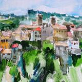 Village de provence by pierre letellier (1928)