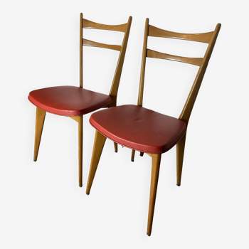 2 chaises 1950 scandinave