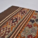 Vintage Anatolian Decorative Kilim