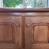 Small varnished wooden buffet