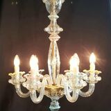 large Murano glass chandelier Venice.