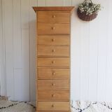 Chiffonnier ancien bois massif rénové