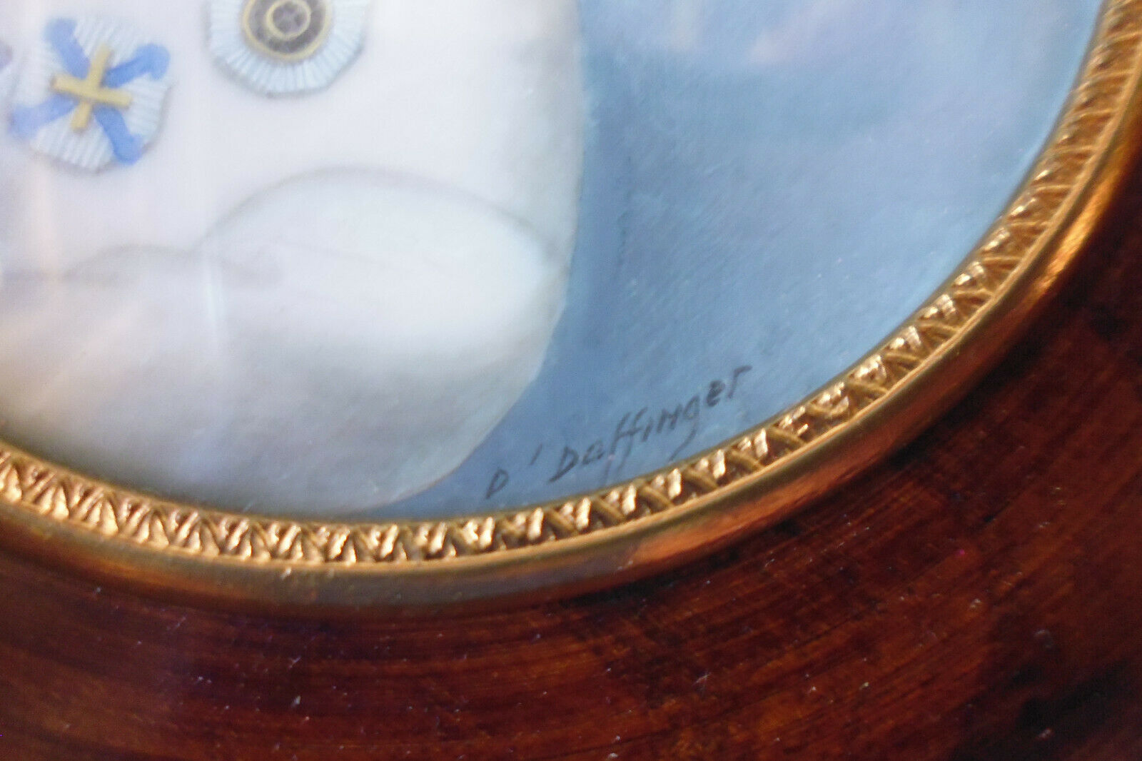 Portrait miniature painting Napoleon II the Aiglon by D' Daffinger 19th 19th 19th