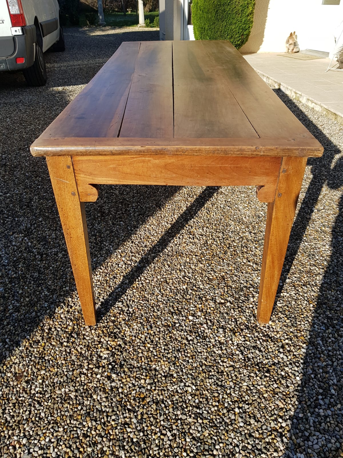 19th walnut farmhouse table