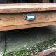 Table basse table de ferme bois brut