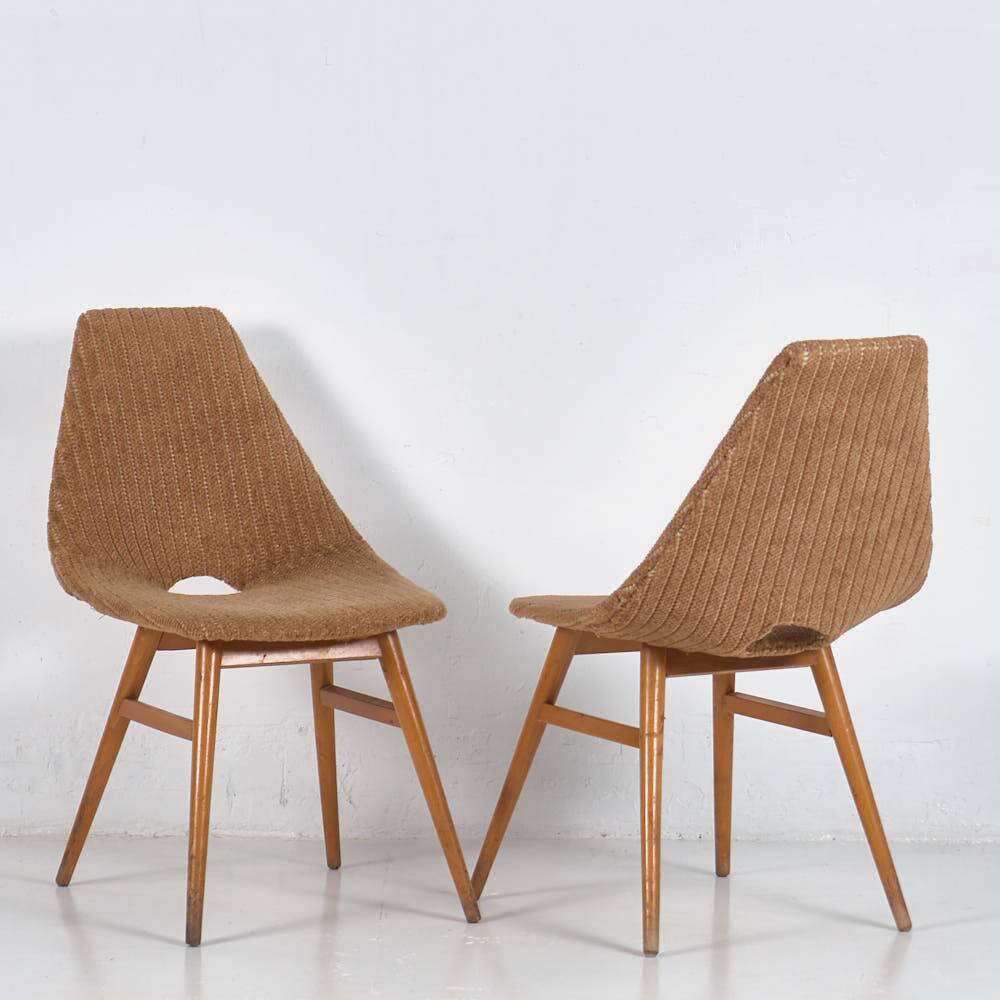 Decorative Retro Chairs (circa 1960). Set of 2 pieces