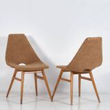 Decorative Retro Chairs (circa 1960). Set of 2 pieces