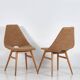 Decorative Retro Chairs (circa 1960). Set of 2 pieces